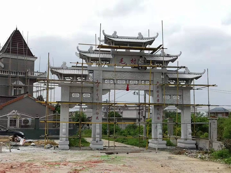 石牌坊厂家介绍村口石牌坊的建造样式及功能